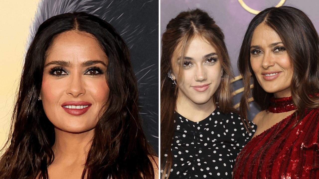 Salma Hayek posó como pocas veces con dos de sus hijos: la foto de sus vacaciones navideñas