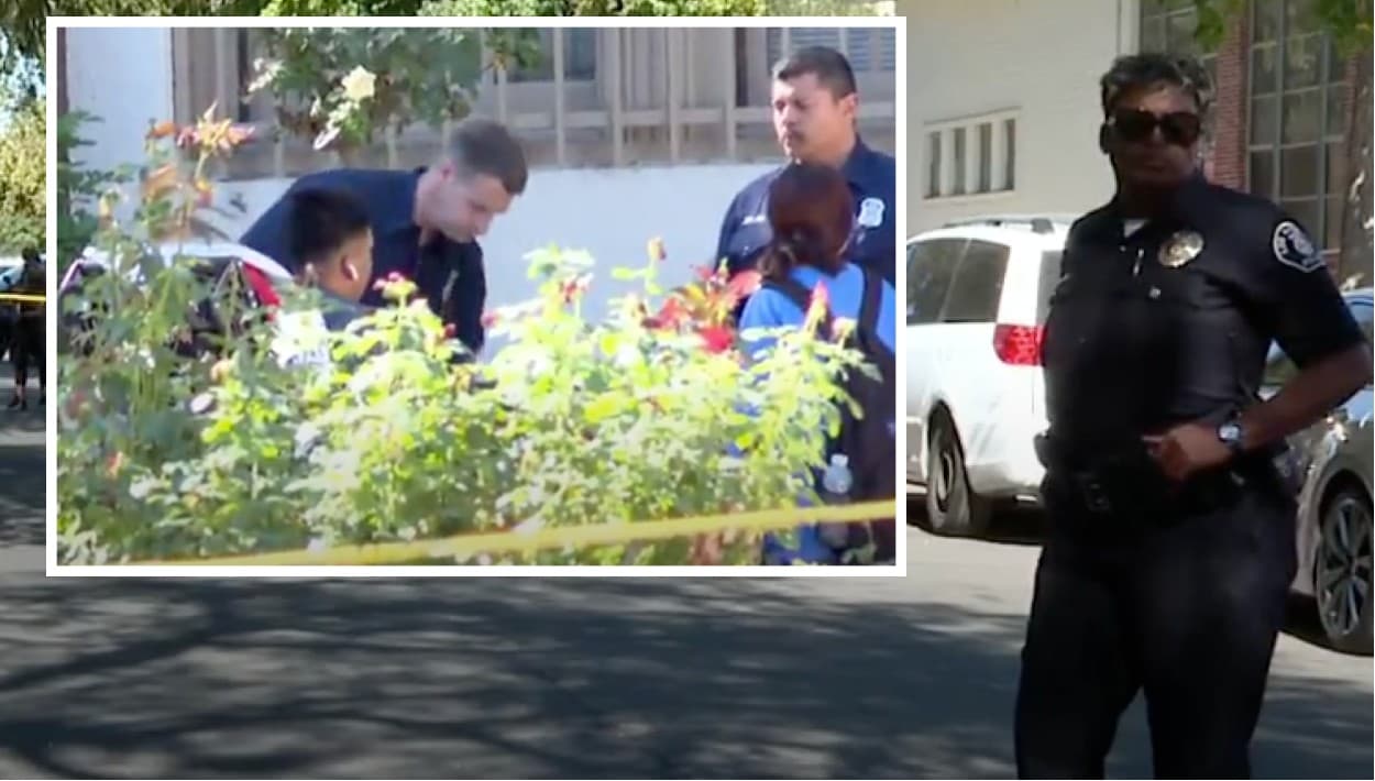Regresan a la policía a secundaria de Van Nuys después de pelea masiva con dos estudiantes apuñalados