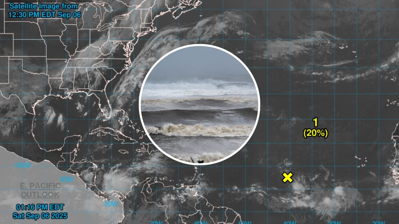 Vigilan onda tropical sobre el Atlántico central: ¿podría afectar al Caribe?