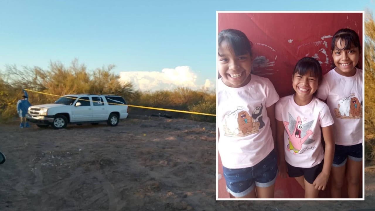 Hallan muertas a tres hermanitas en carretera de Sonora: cuerpo de su mamá fue localizado horas antes