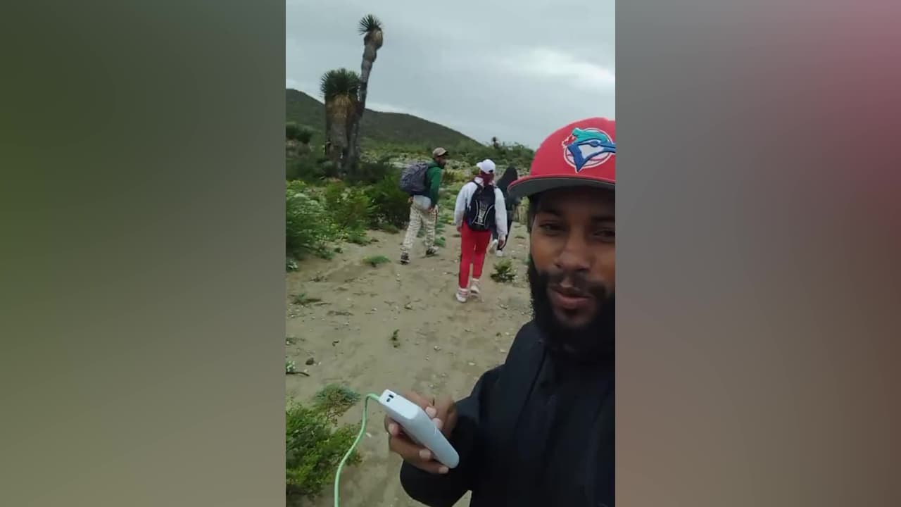 Wilkin Hernández, quien llegó a territorio estadounidense después de cruzar el Río Bravo ayudando a cargar a una niña en el trayecto, fue detenido por autoridades migratorias.