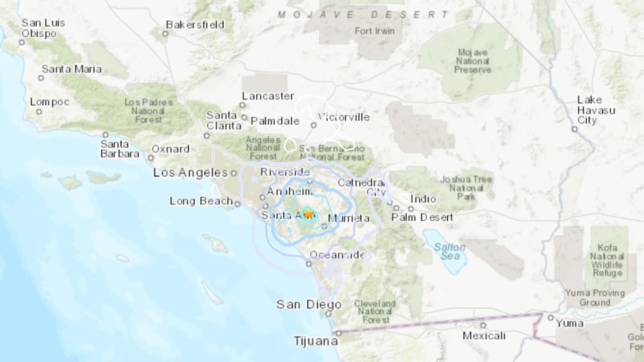 Temblor magnitud 3.9 sacude Lake Elsinore