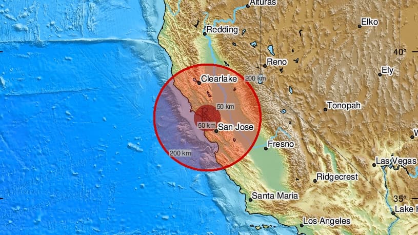 Este sábado por la madrugada se registró un sismo de magnitud 3.6 con epicentro en El Cerrito, el cual sacudió con intensidad una gran parte del Área de la Bahía.
<br>
<br>El Servicio Geológico Nacional informó que el epicentro tuvo lugar en la Falla de Hayward, una de las que representa mayor riesgo para la región.
<br>
<br>Estudios de esa agencia federal, como del que hablaremos a continuación, señalan que esta falla es la que tiene más probabilidades de desencadenar el megaterremoto llamado 'The Big One'.
