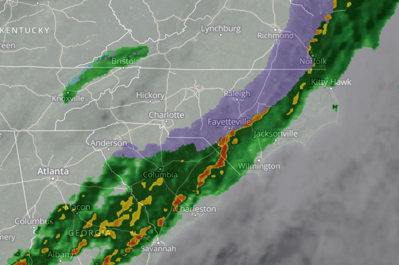 Alerta de tormenta invernal en Carolina del Norte: hasta cuándo estará vigente