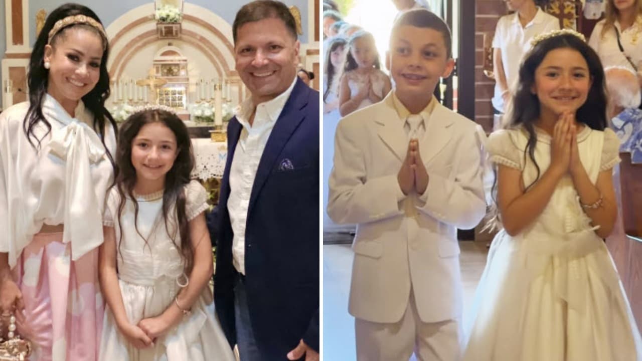 Hija de Carolina Sandoval hace su primera comunión: así fue el emotivo evento