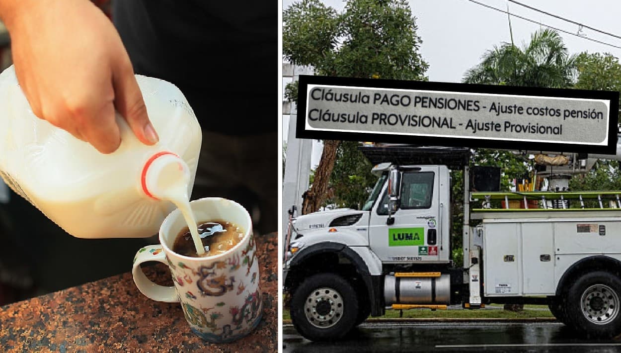 Cargos nuevos en la factura de LUMA y alza en el precio de la leche impactan el bolsillo