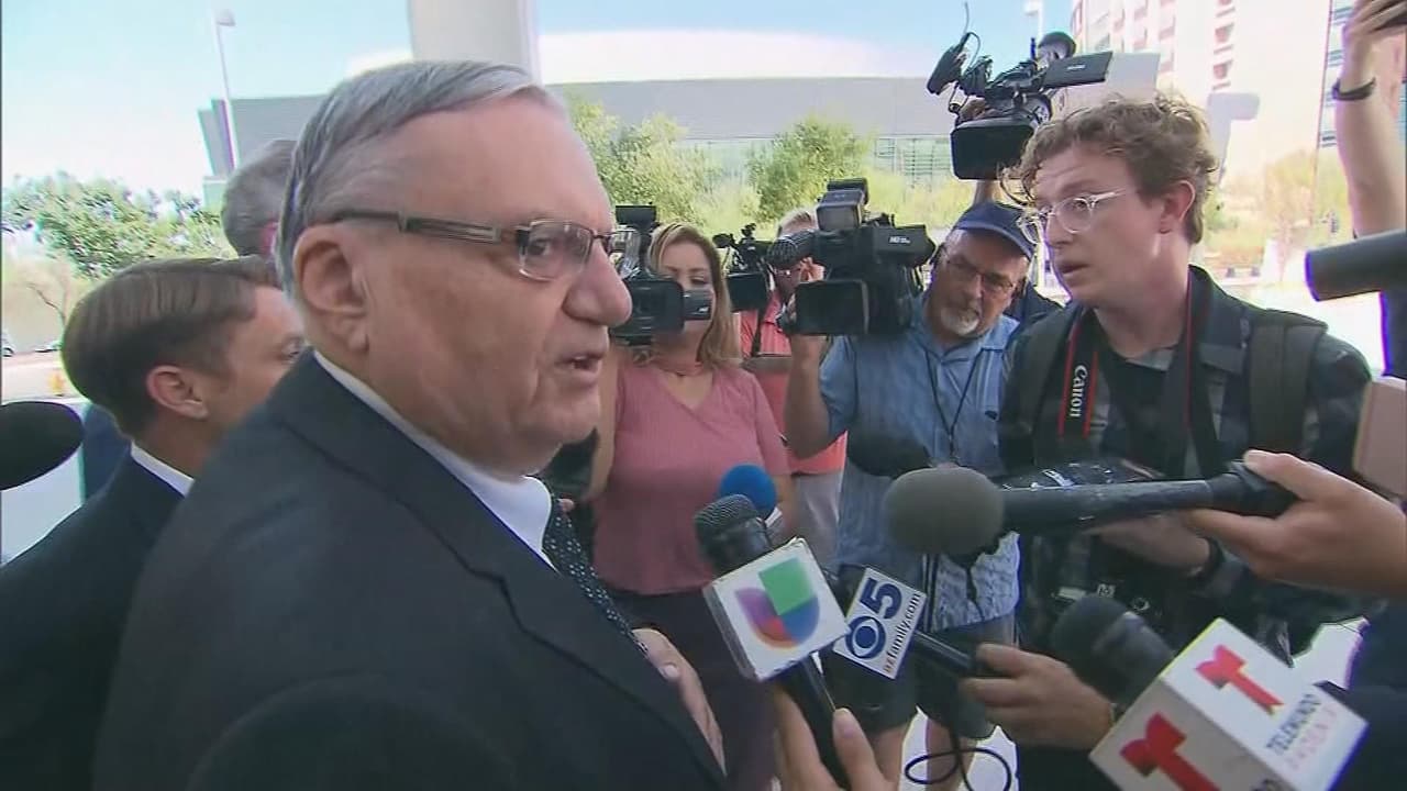 Departamento de Justicia opina que la condena a Arpaio debe ser eliminada pese a que ya fue perdonado por Trump