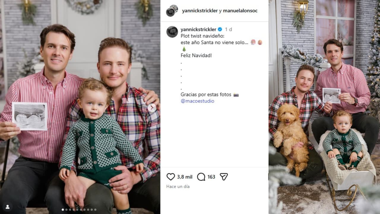 Yannick Strickler anunció que espera a su segundo bebé con su esposo.