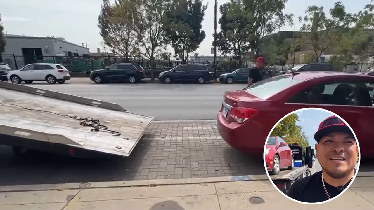 El dueño de una compañía de grúas, ofrece sus servicios gratis para ayudar a las familias de los detenidos, a mover los vehículos que terminan abandonados luego que las personas son detenidas mientras manejaban.