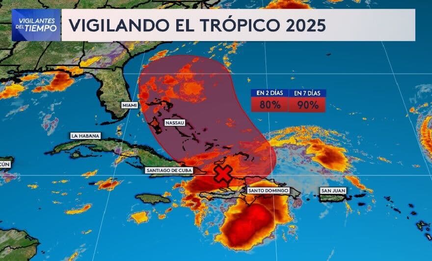 Sistema de mal tiempo que se convertiría en la tormenta tropical Imelda impactaría Cuba
