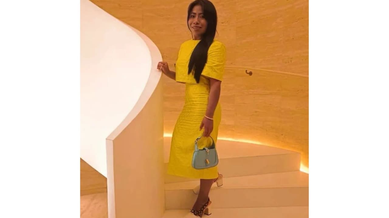 Yalitza Aparicio se enfundó en un 'total look' Gucci