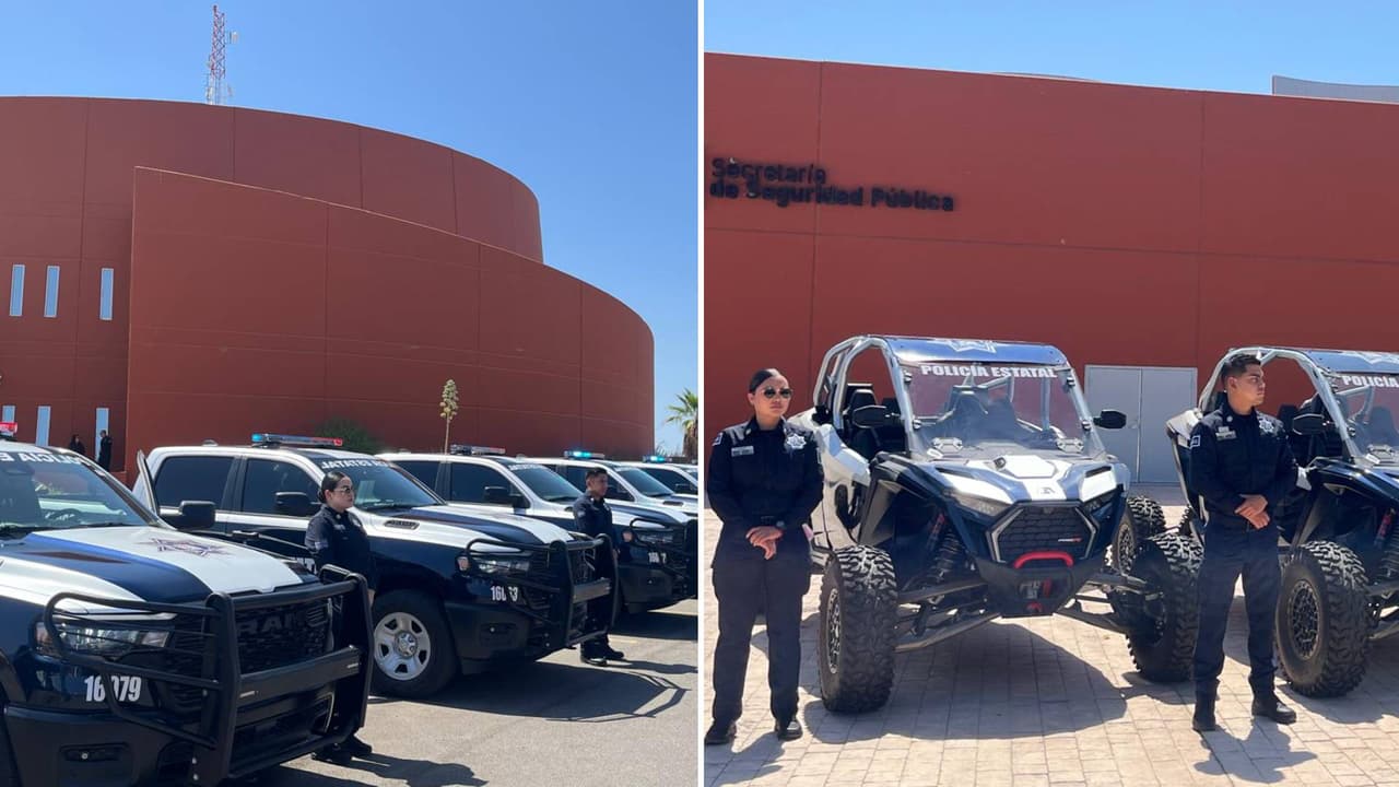 EEUU entrega vehículos y camionetas a Sonora para la primera unidad estatal de patrulla fronteriza mexicana