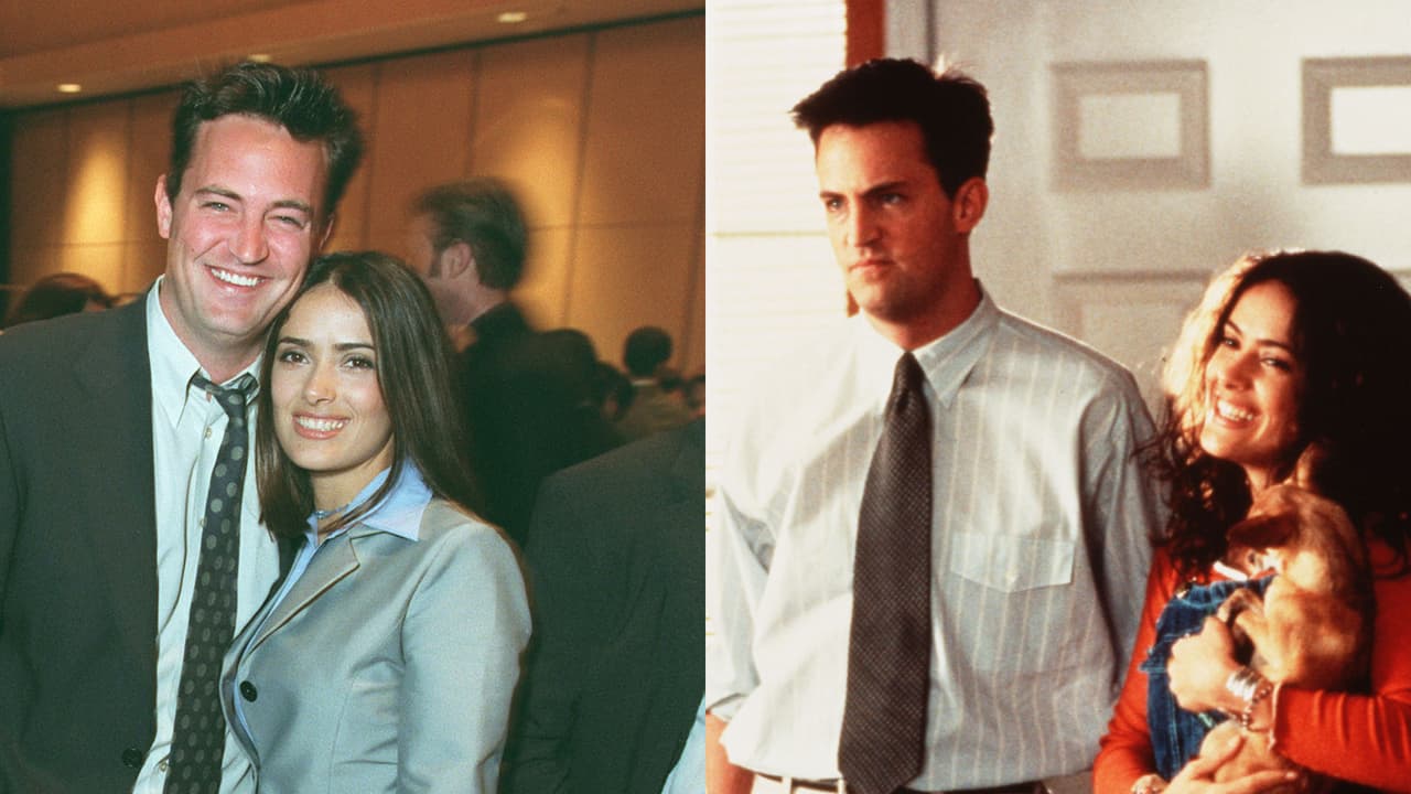 Matthew Perry contó cómo fue trabajar con Salma en una película: ella le propuso algo inusual