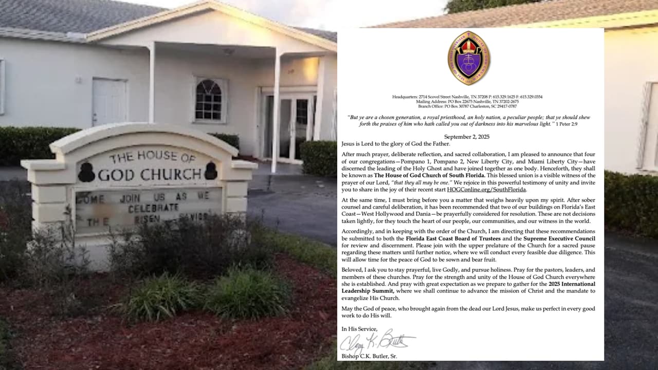 Una iglesia de denominación pentecostal decide vender seis de sus templos en el sur de Florida