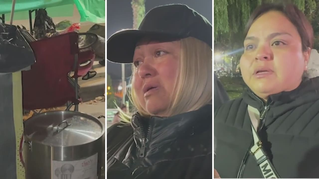 “Me tiraron toda la comida": Celebración a la Virgen de Guadalupe en California termina entre lágrimas de vendedores ambulantes