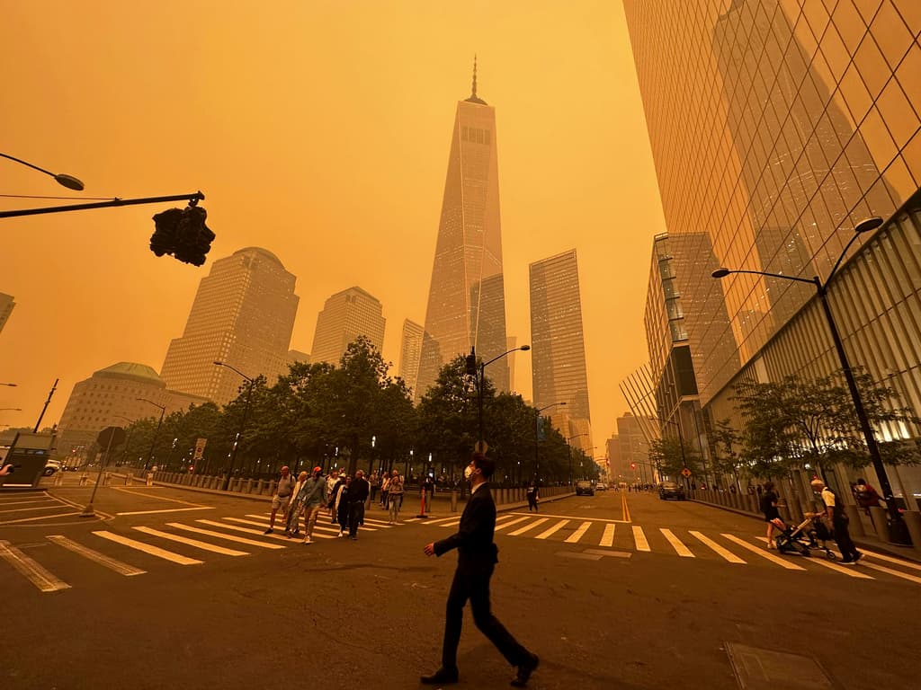 Por qué Nueva York se volvió en un solo día la ciudad con la peor calidad del aire del mundo