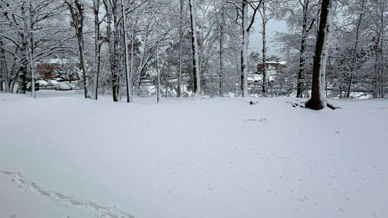 Las
<b>acumulaciones totales de nieve oscilarán entre 3 y 5 pulgadas</b> en gran parte del área triestatal, aunque zonas específicas de Long Island y Nueva Jersey ya reportan acumulaciones superiores a las 6 pulgadas.