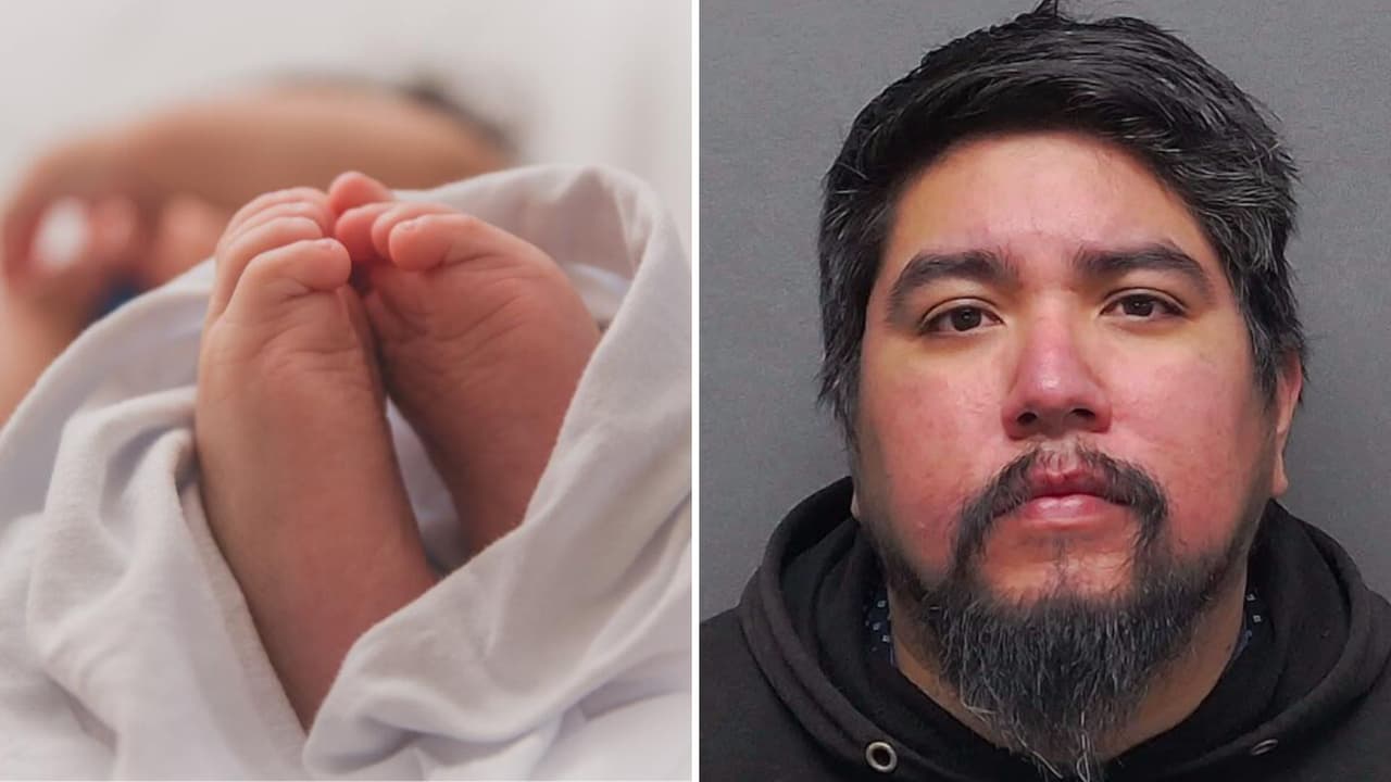 Arrestan a un papá por abandonar a su bebé de 3 meses mientras la madre trabajaba