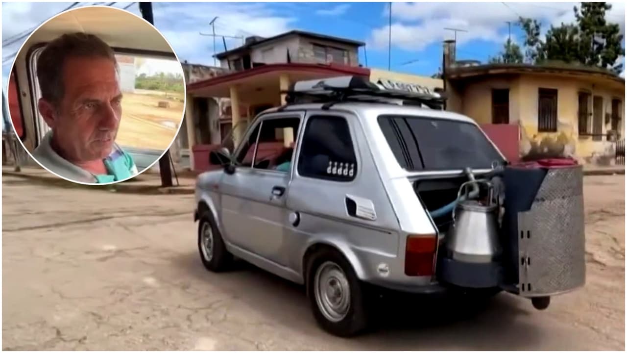 Sin gasolina: mecánico convierte su carro para que funcione con carbón en plena crisis en Cuba