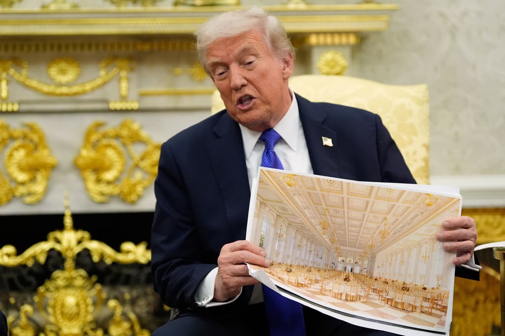 El salón de baile de la Casa Blanca de Trump, recibe aprobación para continuar con su construcción