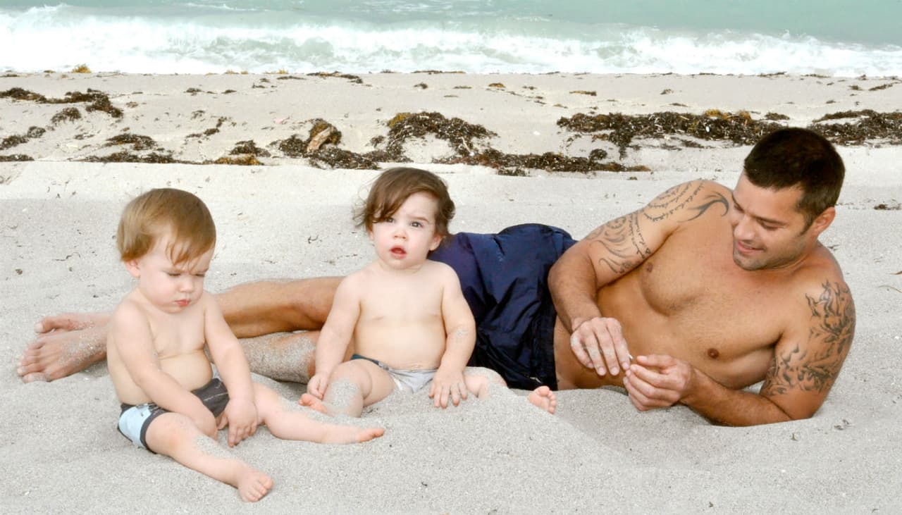 La faceta más tierna de Ricky Martin es ser papá de una princesa (las fotos te derretirán)