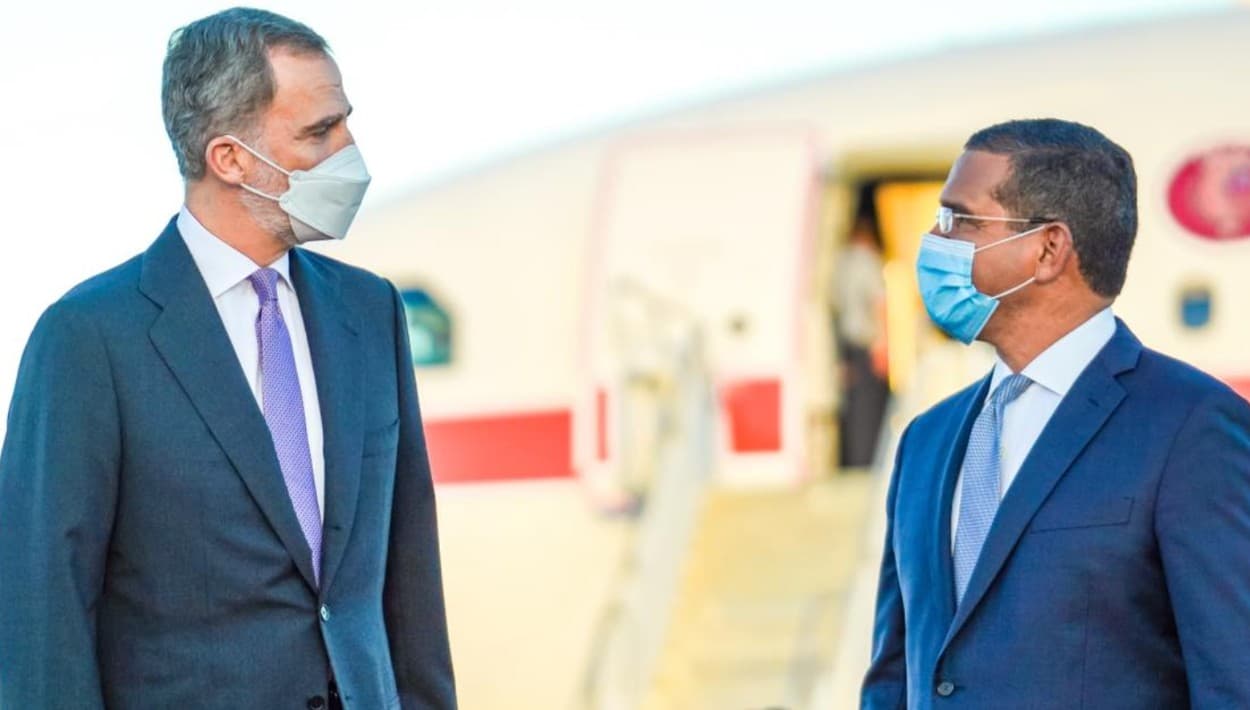 "El rey está muy a gusto": el gobernador Pierluisi cuenta qué pasó en el recibimiento a Felipe VI