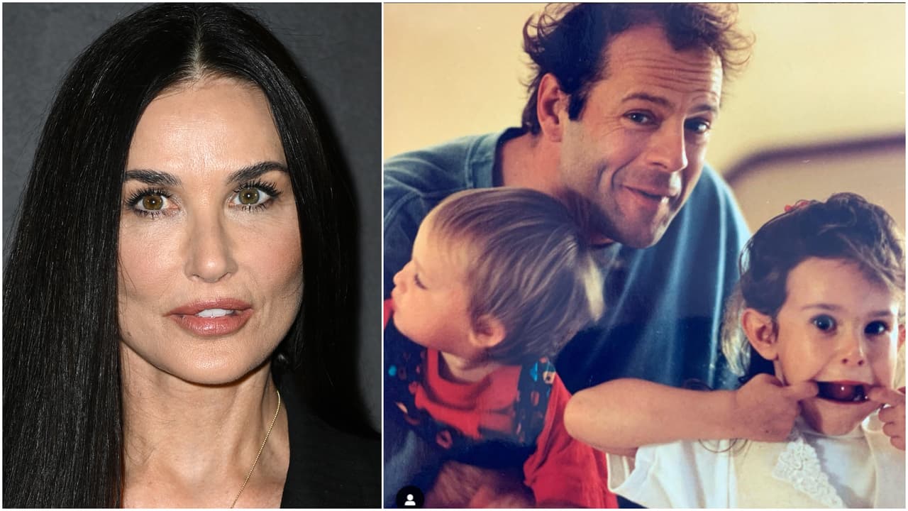 Demi Moore revela el consejo que da a sus hijas para afrontar la demencia de Bruce Willis