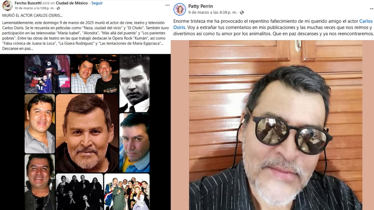 Allegados a Carlos Osiris se pronunciaron sobre su fallecimiento.