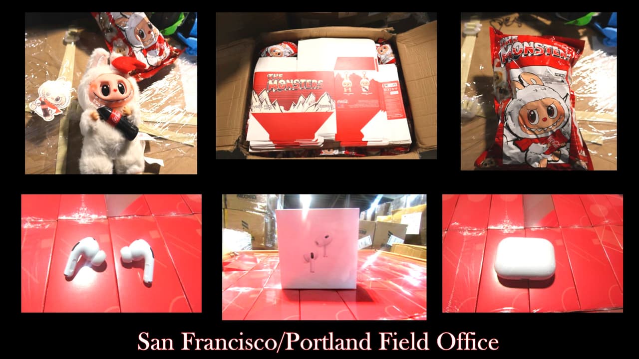 Incautan cargamento de Labubu falsificados en San Francisco con valor de $363,000