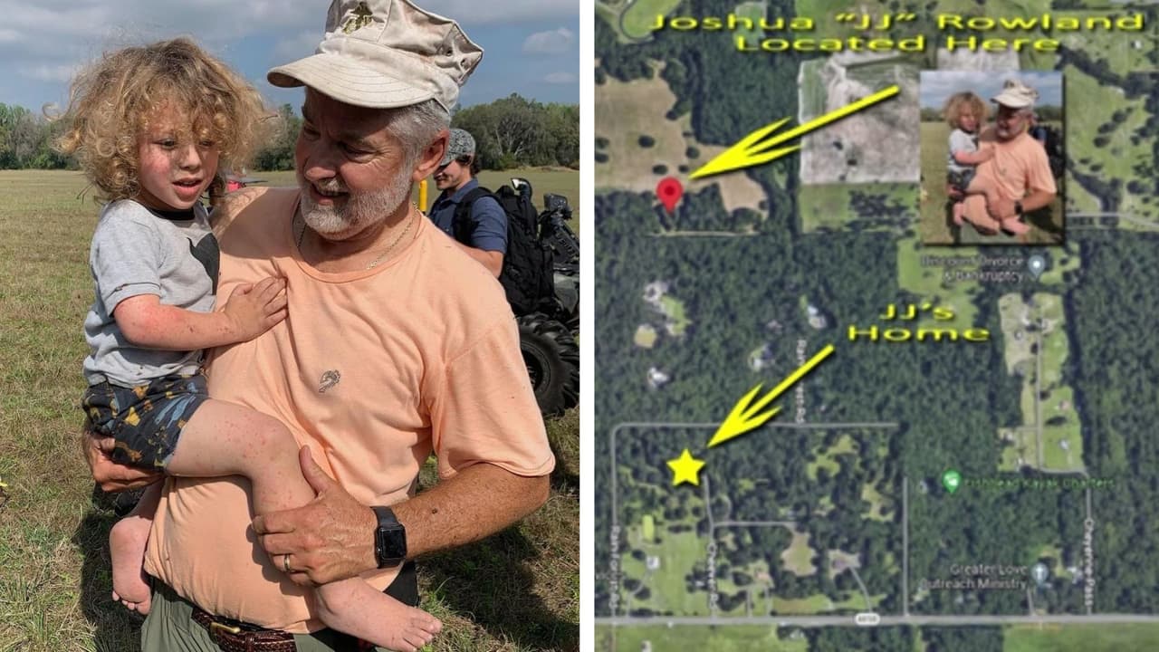 "Lo encontré": Veterano que rescató a niño de 2 años desaparecido en el condado Hernando