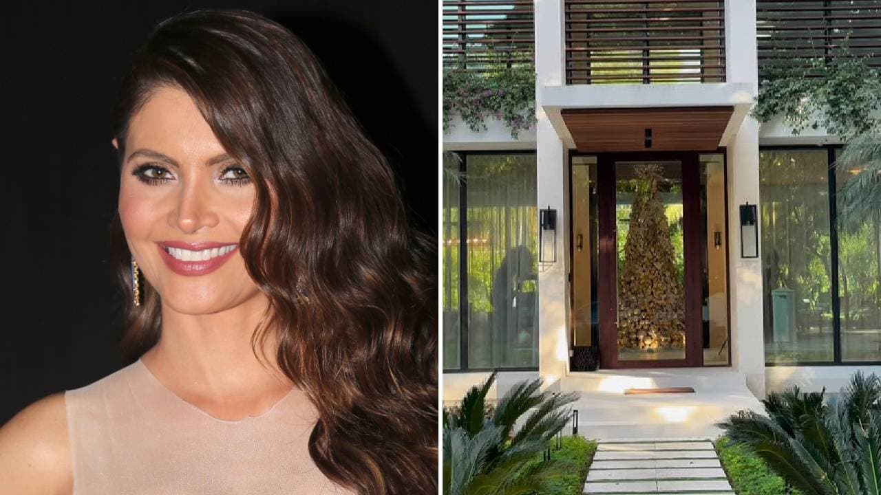 Chiquinquirá Delgado presume el "elegante" árbol de Navidad de su lujosa mansión