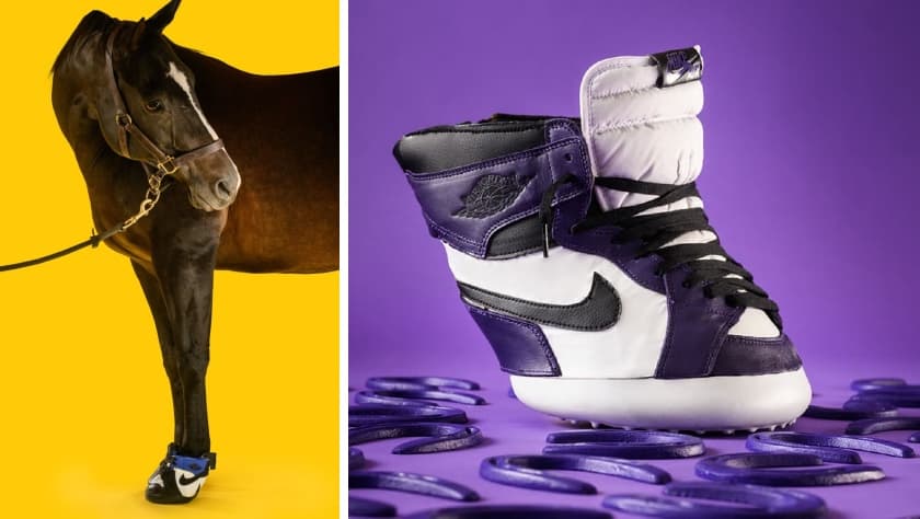 Zapatos deportivos para caballos a 1,200 dólares