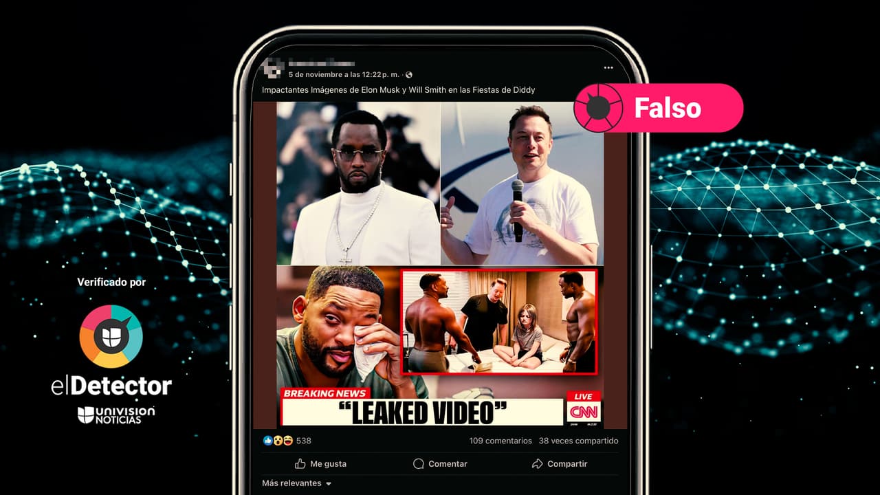 Esa supuesta imagen de Will Smith y Elon Musk “en una fiesta de Diddy” no es real: fue generada con IA