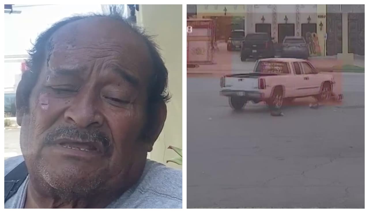 Captan en video momento en que adolescente atropella a hombre en silla de rueda y huye de la escena