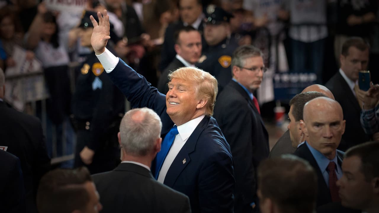 Donald Trump en un evento de campaña en marzo 2016.