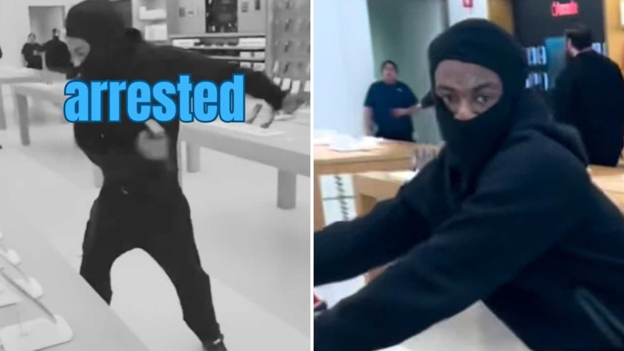 Capturan a sospechoso de robo de celulares en tienda de Apple en Emeryville