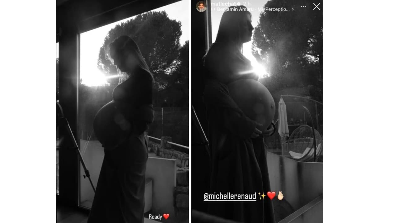 Michelle Renaud a días de volver a convertirse en madre.