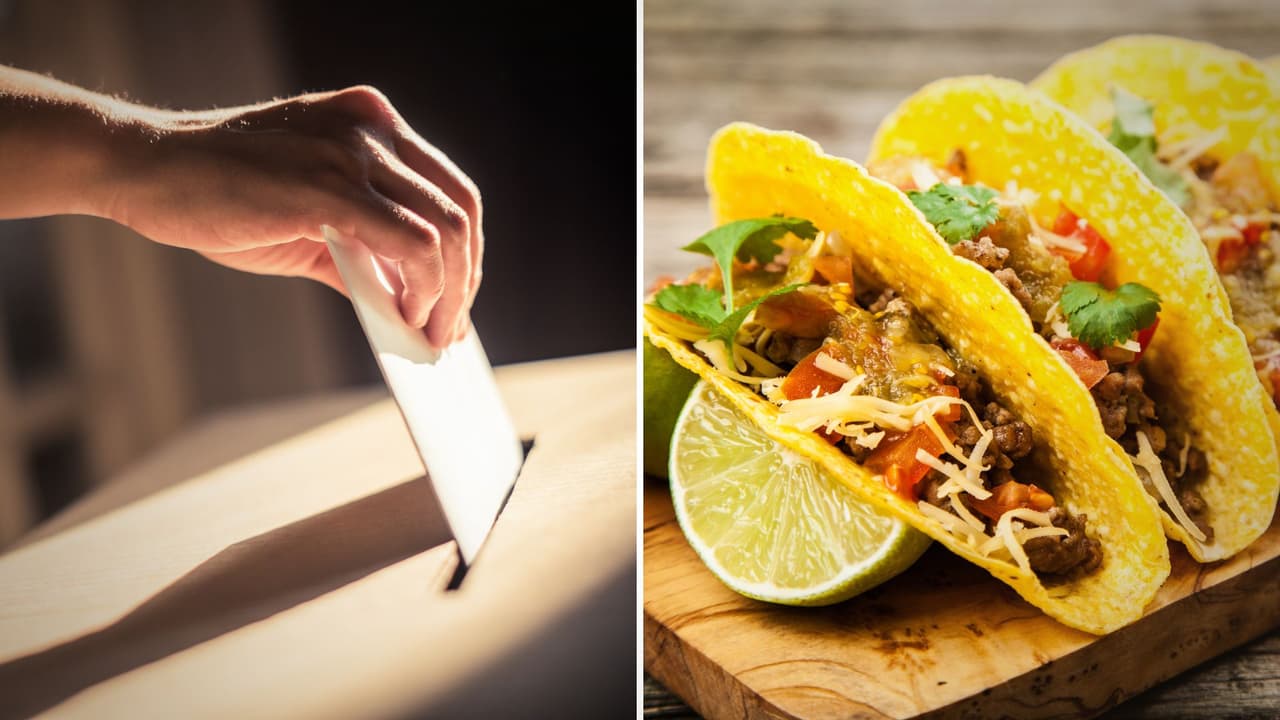 Ofrecen tacos gratis para votantes en el norte de Texas este martes