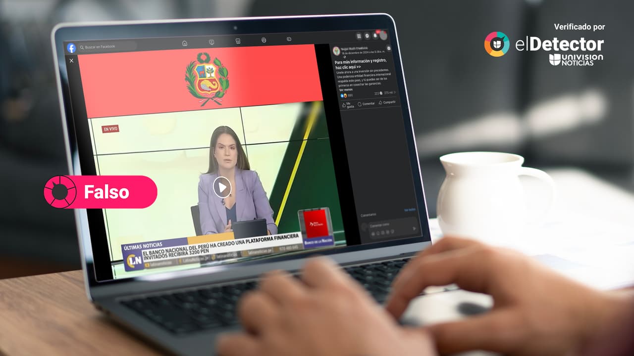 Videos usan el nombre del Banco de la Nación de Perú para promover falsamente una plataforma de inversiones