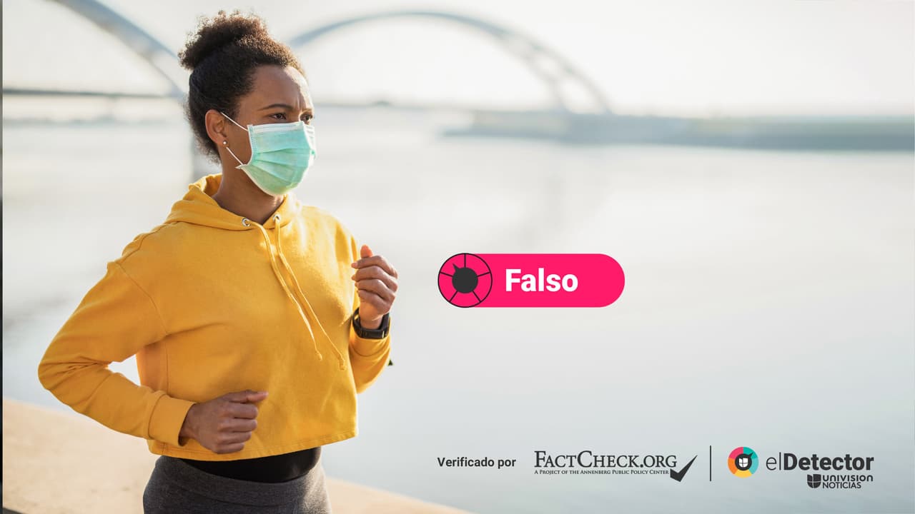 Es falso que usar mascarilla cause covid persistente