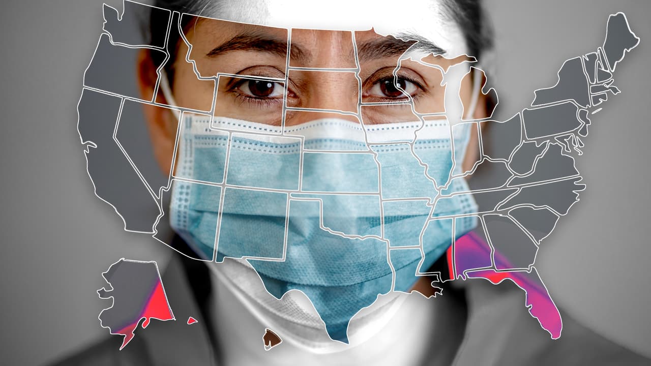 In graphics: How covid-19 infections have skyrocketed in states that have not required face masks