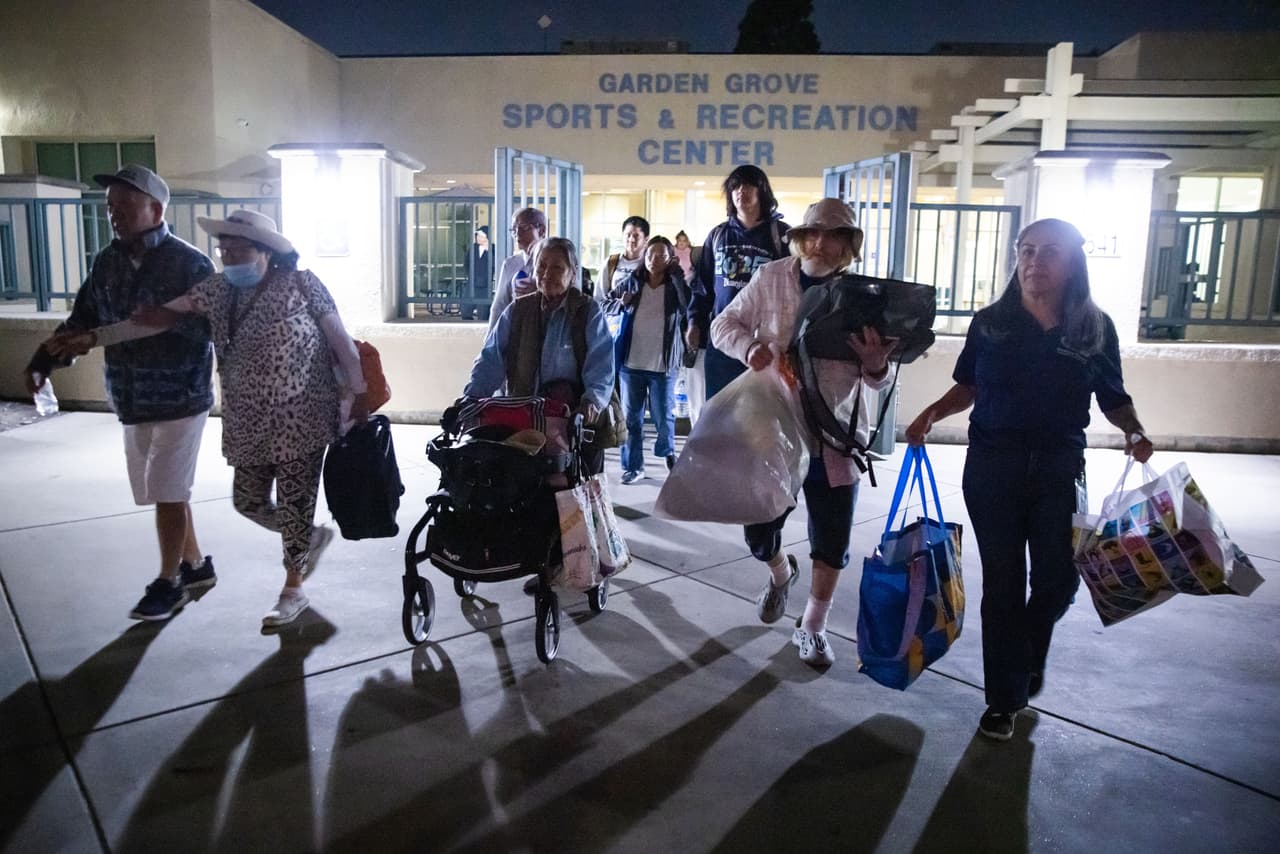 Así fue la evacuación de miles de personas en California por 'peligroso' incidente químico