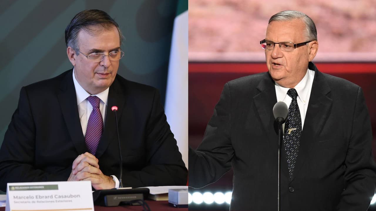 Joe Arpaio presenta demanda contra Marcelo Ebrad, precandidato presidencial de México