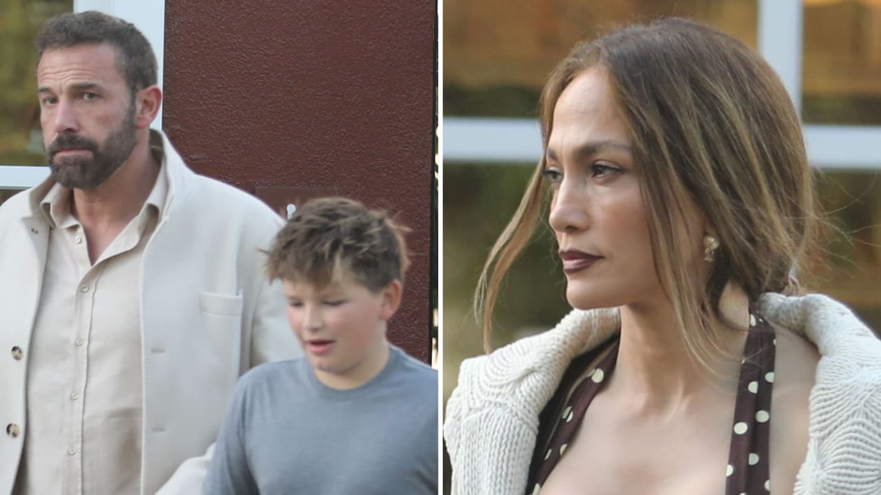 JLo y Ben Affleck se reúnen para hacer compras navideñas: el hijo menor del actor se les une