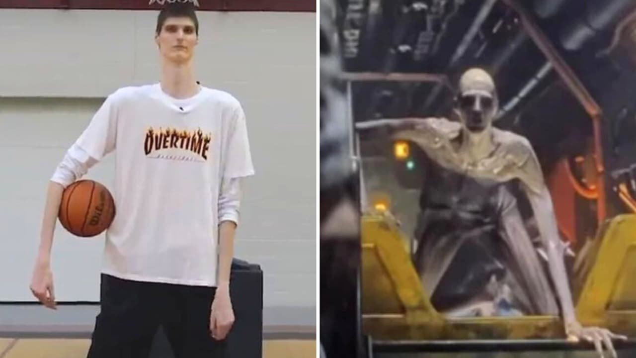 El xenomorfo de 'Alien: Romulus' no era CGI: Él es Robert Bobroczky, el basquetbolista que lo interpretó