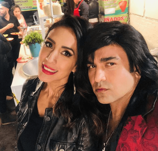 Si hay algo que disfruta Albertano es la comida, por lo que salir a comer tacos con una actriz tan guapa como Cynthia Urias es salida obligada.