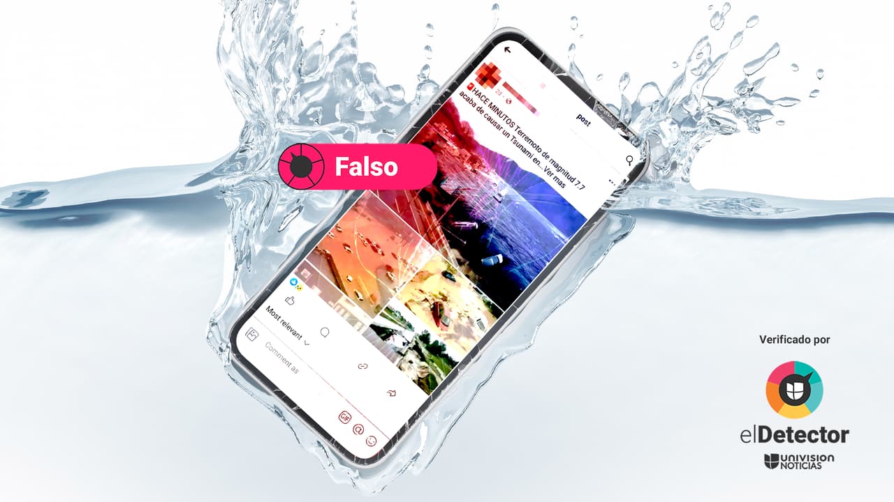 Esas cuatro fotos desinforman sobre un supuesto tsunami que NO ocurrió tras el reciente terremoto de 7.7 en Tailandia y Myanmar