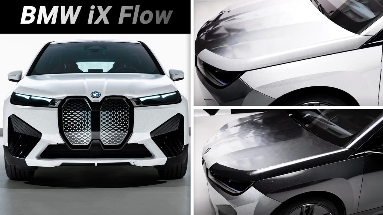 CES 2022: BMW iX Flow, el primer carro que cambia de color