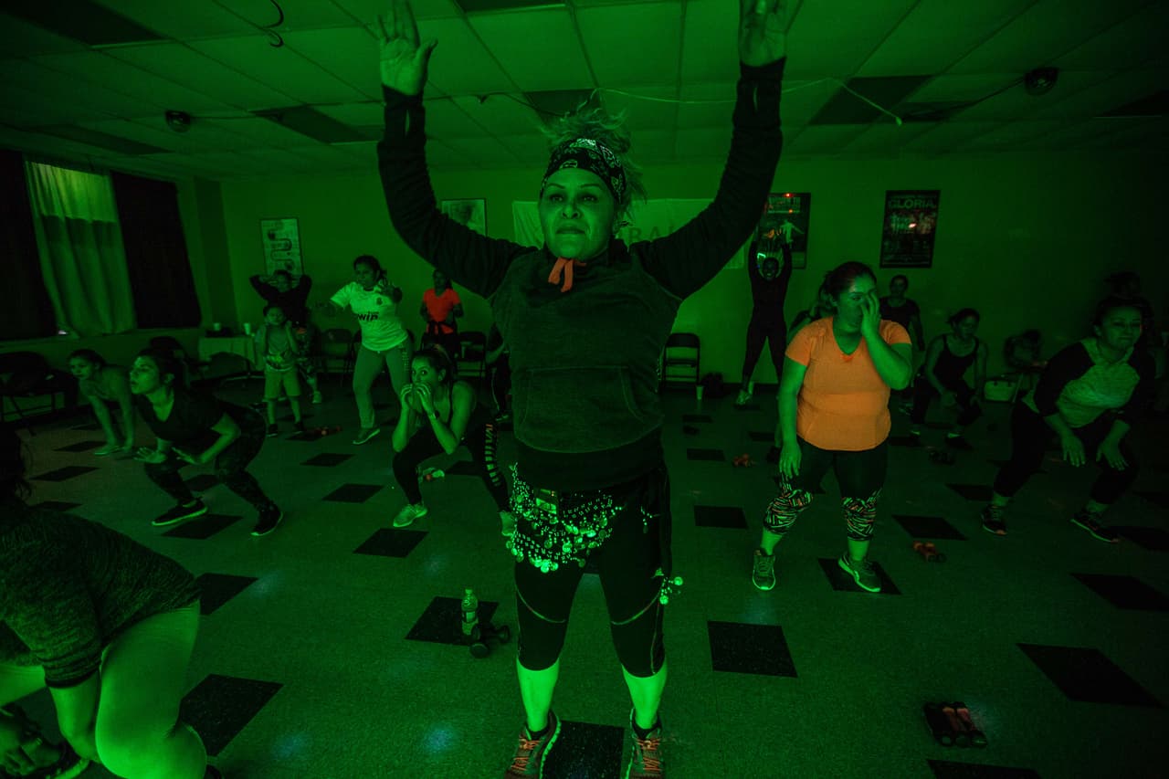 Twice a week, Juanita, who asked that her last name not be published, dances Zumba with other women, all of them immigrants. She says that exercise helps manage the constant fear she lives with from being undocumented. At the beginning of 2017, she spent a night in jail after being detained for driving without a license.