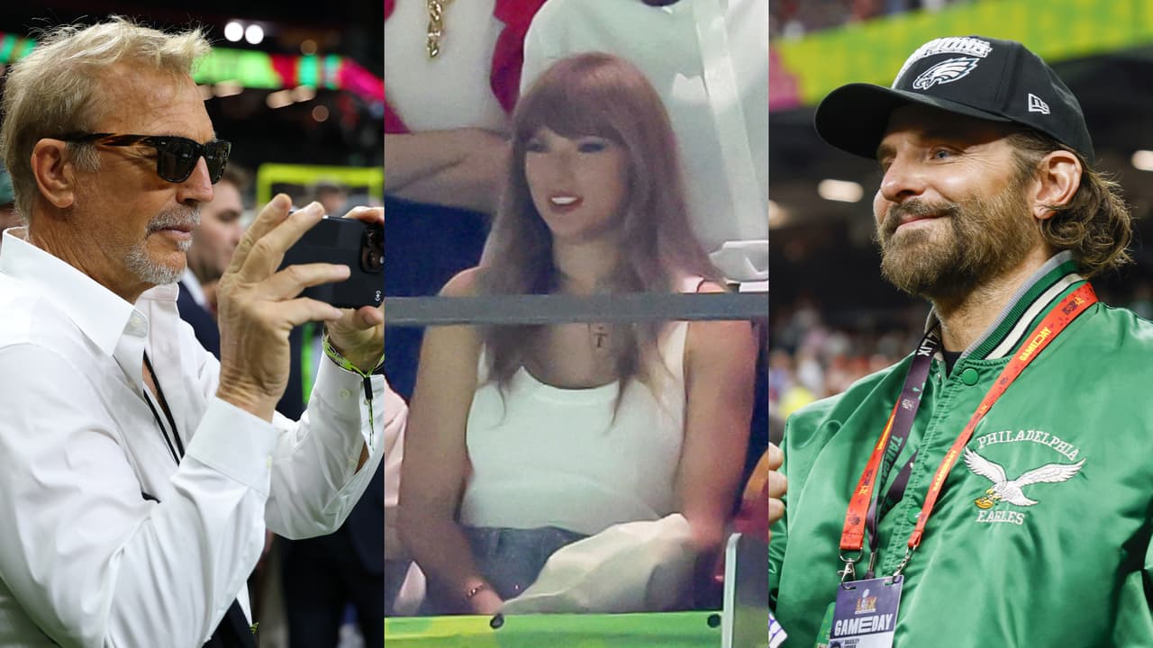 Los famosos en el Super Bowl 2025: Taylor Swift y más celebridades son captadas así